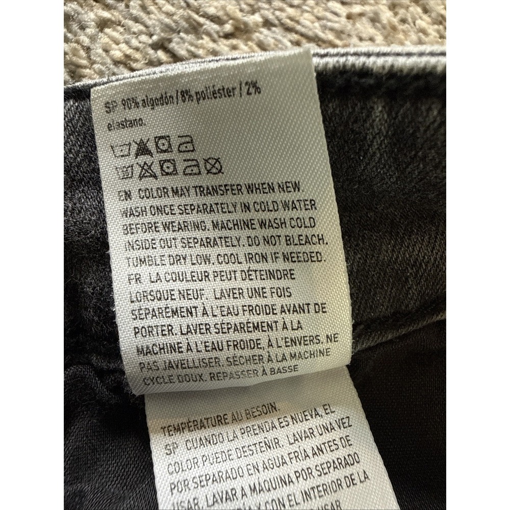 American Eagle Women's Next Level Stretch Jegging Black Jeans Size 6 Short - Picture 9 of 9